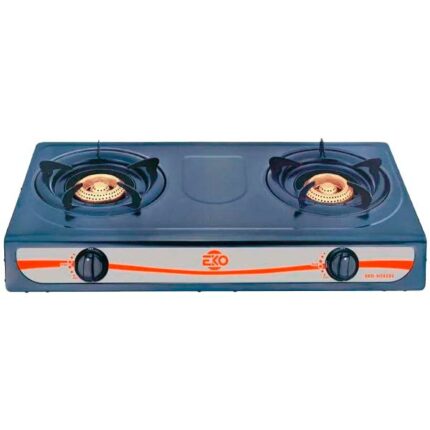 Cocina de gas de dos hornillas marca EKO